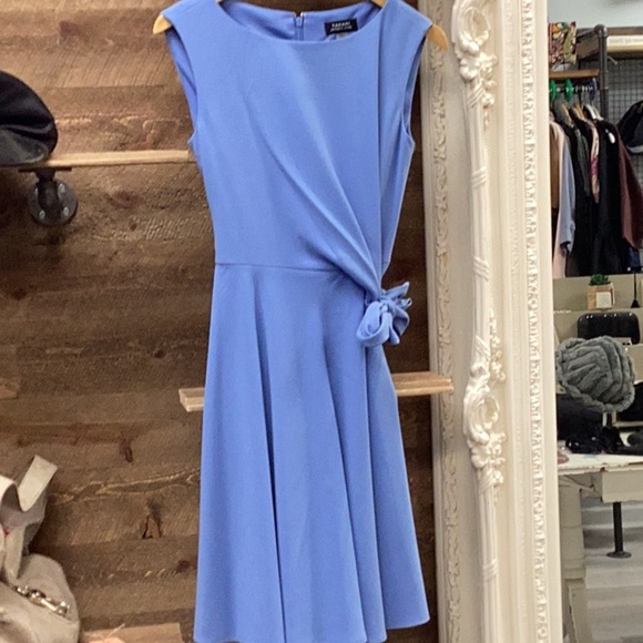 NWT Tahari ASL Side Tie Faux Wrap Dress Size 4 - Picture 3 of 7